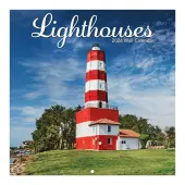 Lighthouses Photo 2026 Mini Wall Calendar