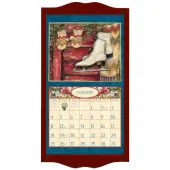 Classic Wall Calendar Frame - Vintage Red