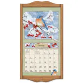 Classic Wall Calendar Frame - Oak Finish