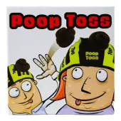 Poop Toss with Hats Game
