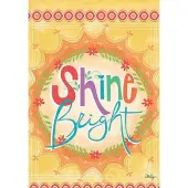 LoriLynn Simms Shine Bright Large Garden Flag
