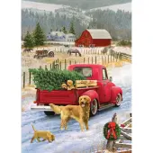 Christmas on the Farm 1000pc puzzle
