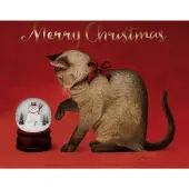 Snowy Wonder Boxed Christmas Cards (18 pack) w/ Decorative Box by Lowell Herrero