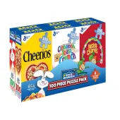 6pk Cereal Boxes 100pc Puzzle Set