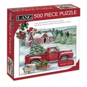 Santa's Truck 500 Piece Puzzle by Susan Winget
