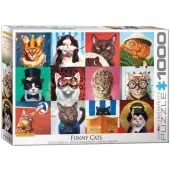 Cat Portraits 1000pc Puzzle