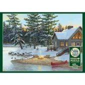 Winter at the Cabin 1000pc Puzzle