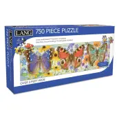 Butterflies 750 Piece Puzzle (Panoramic)