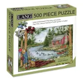 Picnic By The Lake 500 Piece Puzzle