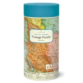 Map Of Canada 1000 Piece Puzzle by Cavallini