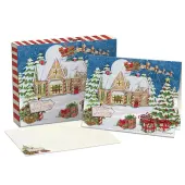 Santas Workshop Greeting Card