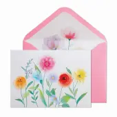 Vellum Blossoms Greeting Card