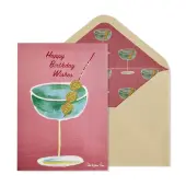 Martini Greeting Card