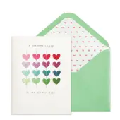 Hearts Grandma Birthday Card