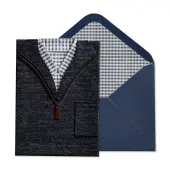 Checkered Shirt Birthday Card