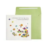 Dot with Quote Quilling Birthday Card