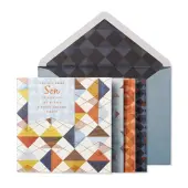Patterned Shapes Son Birthday Card