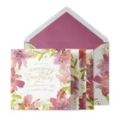 Hibiscus Daughter Birthday Card