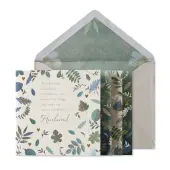 Leaves Husband Birthday Card