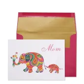 Elephant Mom Birthday Card