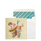 Hooray Bear Birthday Card