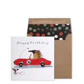 Race Car Birthday Card