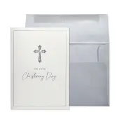 Cross Christening Card