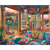 Lakeside Cabin 1000 Piece Puzzle