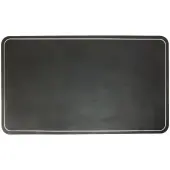 Black Leatherette Desk Pad