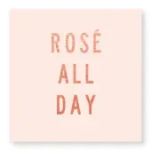 Rose All Day Beverage Napkins