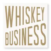 Whiskey Business Beverage Napkins