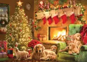 Cozy Fireplace 1000 Piece Puzzle