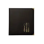 Black Leatherette Recipe Binder