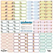 Dog Wall Calendar Sticker Sheet