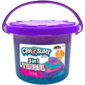 Cra Z Slimy 3lb Tri Color Tinsel Bucket