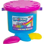Cra Z Slimy 3lb Tri Color Rainbow Bucket