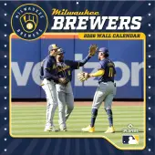 MLB Milwaukee Brewers 2026 Wall Calendar
