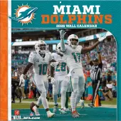NFL Miami Dolphins 2026 Wall Calendar