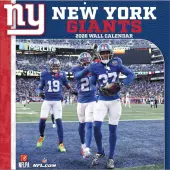 NFL New York Giants 2026 Wall Calendar