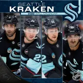 NHL Seattle Kraken 2026 Wall Calendar