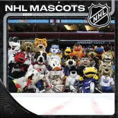 NHL Mascots 2026 Wall Calendar