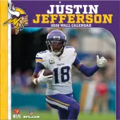 NFL Justin Jefferson 2026 Wall Calendar