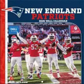 NFL New England Patriots 2026 Mini Wall Calendar