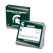 NCAA Michigan State Spartans 2026 Desk Calendar