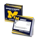 NCAA Michigan Wolverines 2026 Desk Calendar