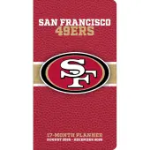 NFL San Francisco 49ers 17 Month 2026 Pocket Planner
