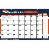 NFL Denver Broncos Small 2026 Desk Pad