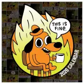 This Is Fine 2026 Mini Wall Calendar by KC Green