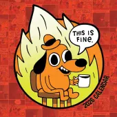 This Is Fine 2026 Wall Calendar