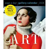 Art Gallery 2026 Desk Calendar Refill Pack
